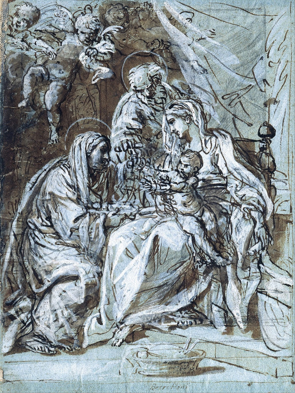 The Holy Family and Saint Ann Reading a Psalm 1679