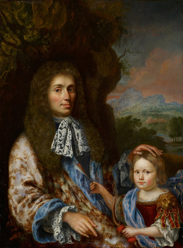 Portrait of a Noble Man with his Little Son