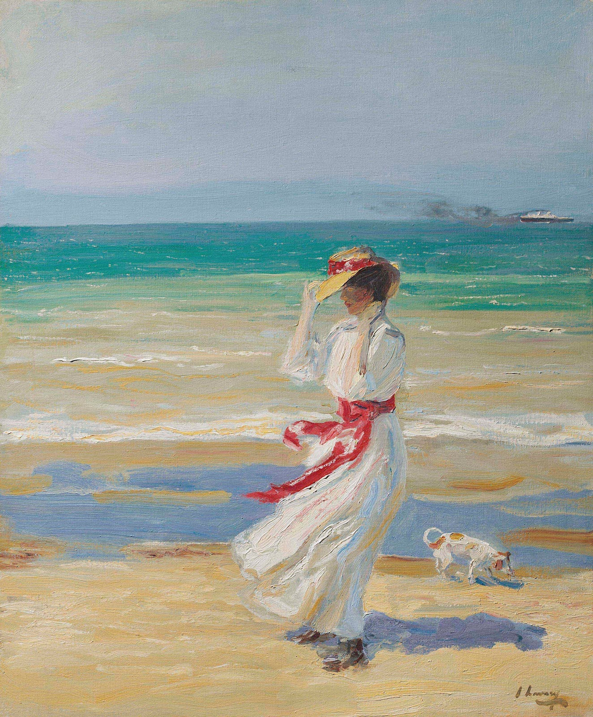 A Windy Day circa 1908