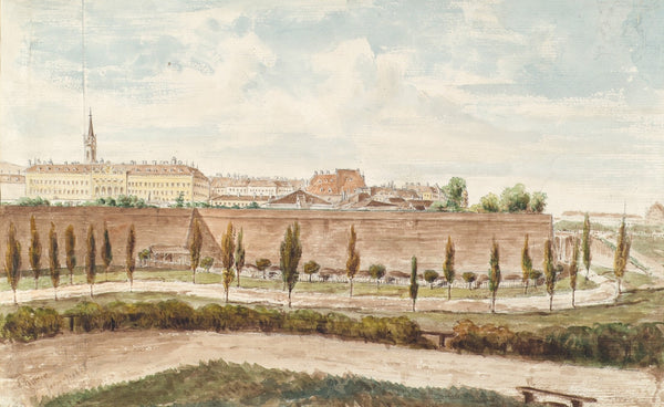 Die Augustinerbastei in Wien 1858
