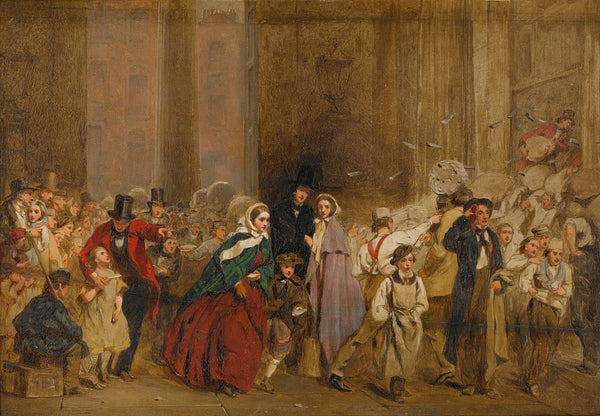 Sketch For The General Post Office One Minute To Six 1860