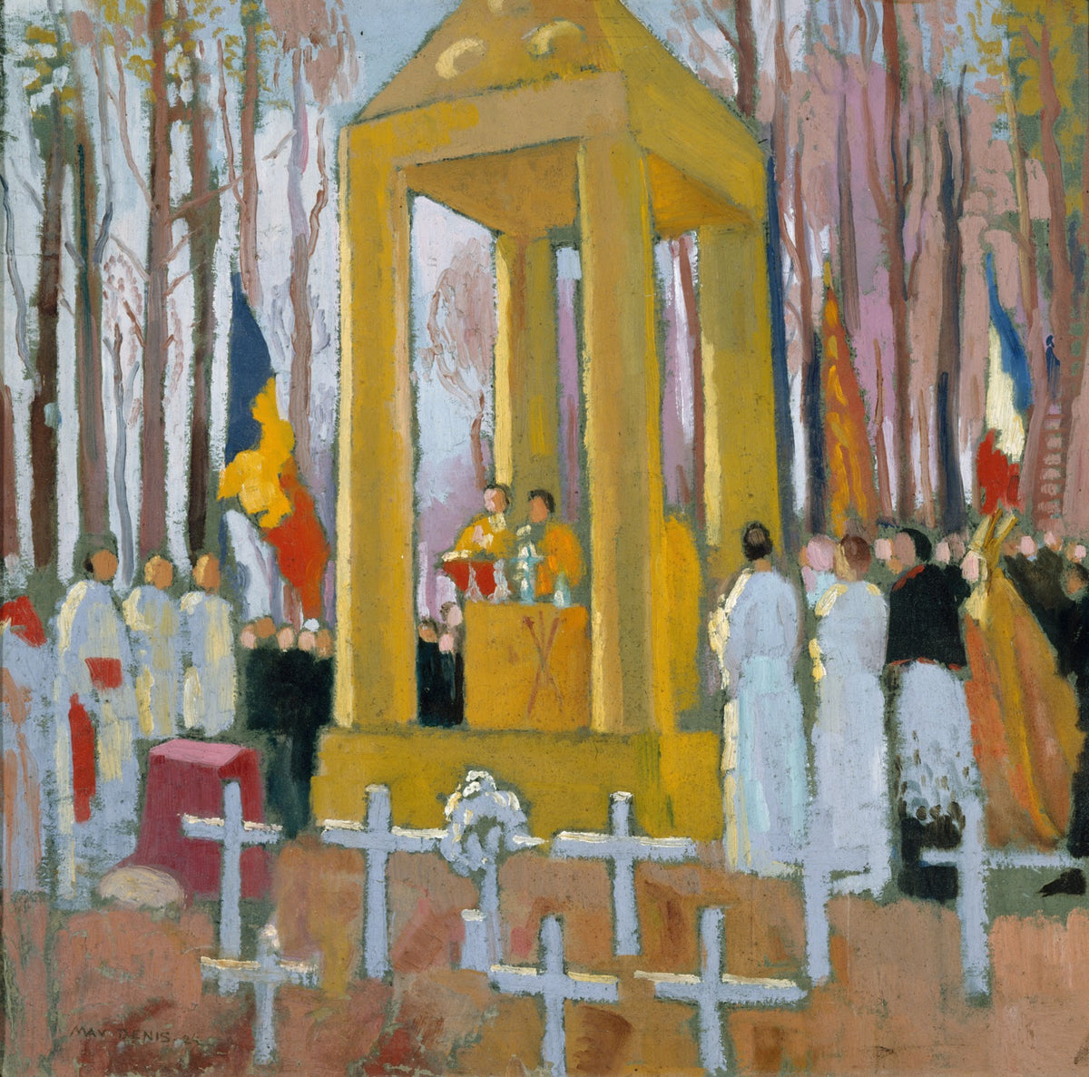 Messe devant la tombe dErnest Psichari 1824