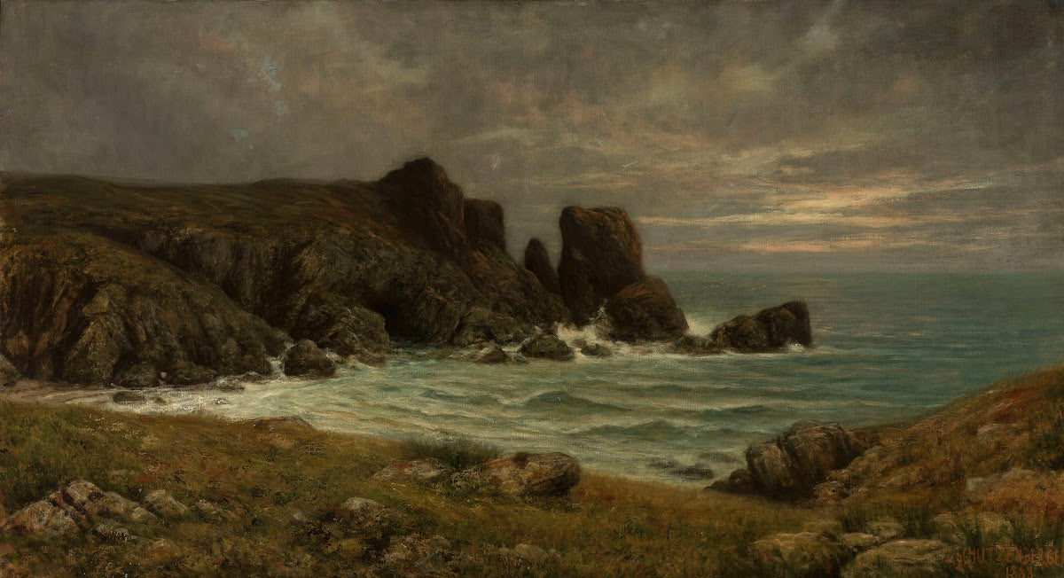 Rocky seaside 1888