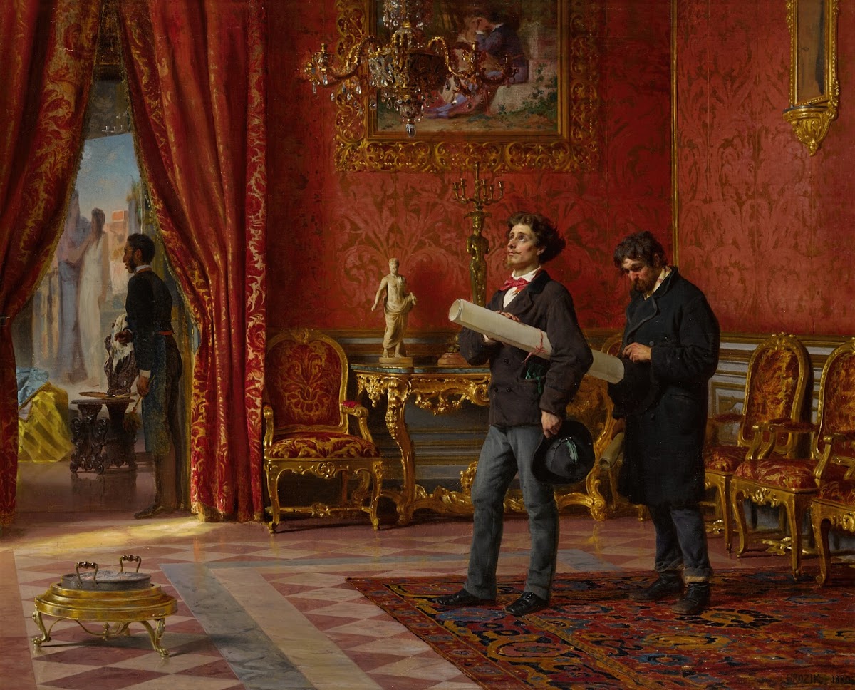 Two Artists Voytech Hynais and Brozik 1880