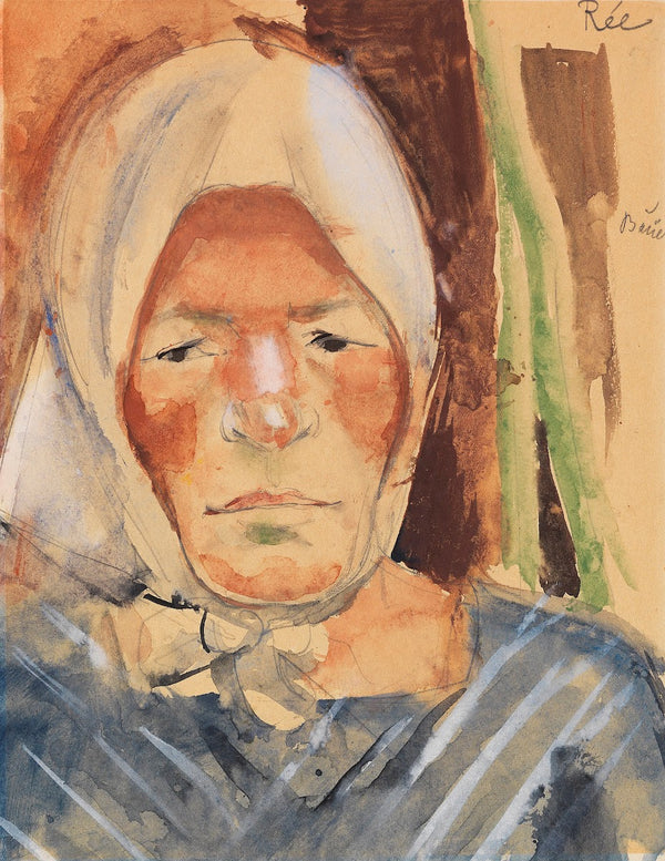 Porträt einer Bäuerin 1921