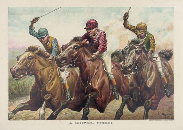 A Driving finish 1891
