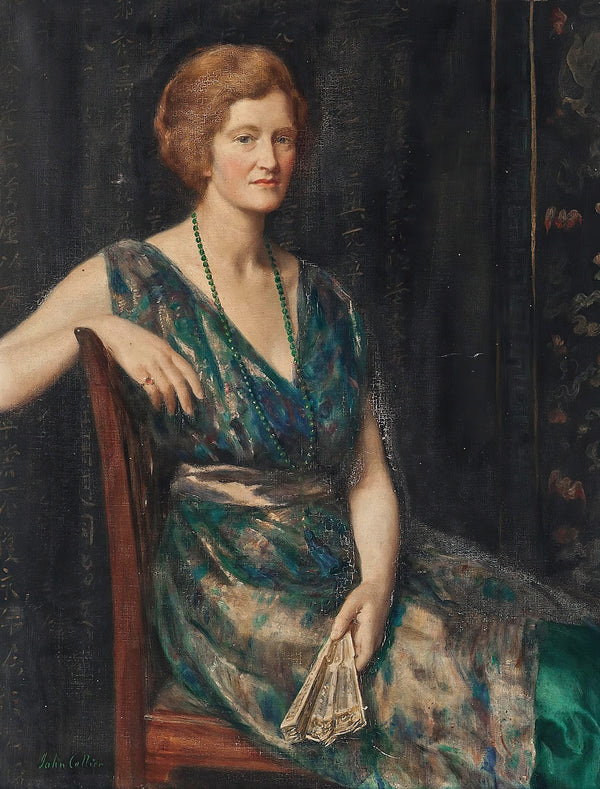 Portrait of a lady thought to be Mrs Geoffrey Pynam of Guildford