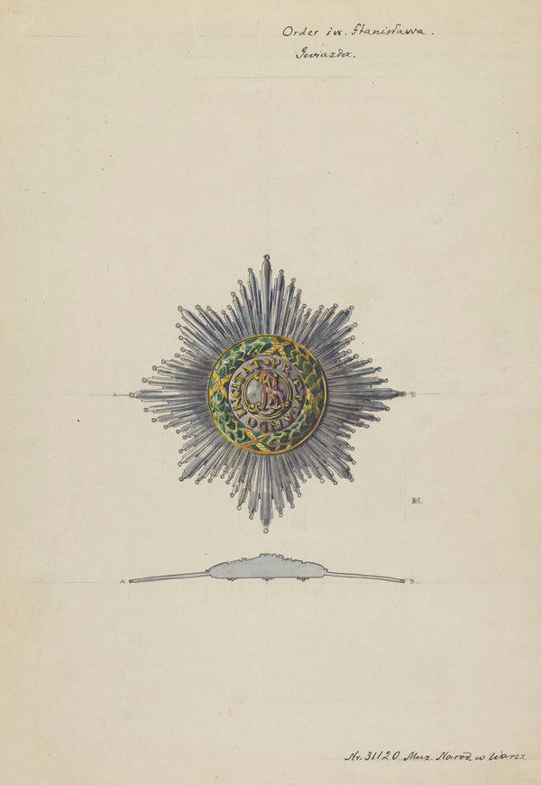 Star of the Order of Saint Stanislaus 1922