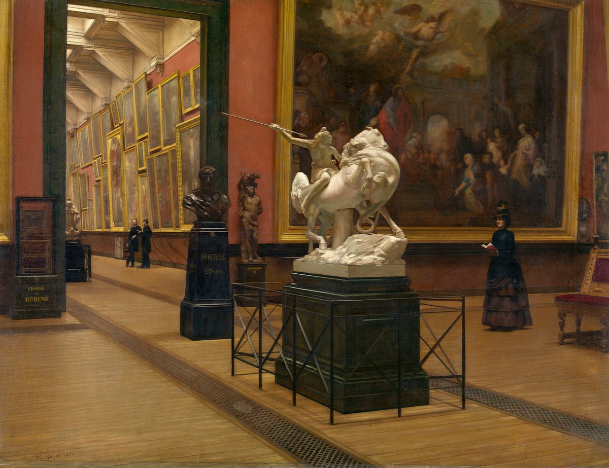 Interior of the Academy Museum 1886