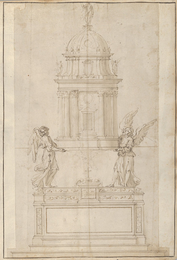 Design for the Tabernacle of the Sistine Chapel in the Santa Maria Maggiore in R