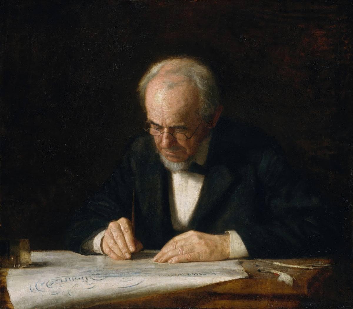The Writing Master 1882