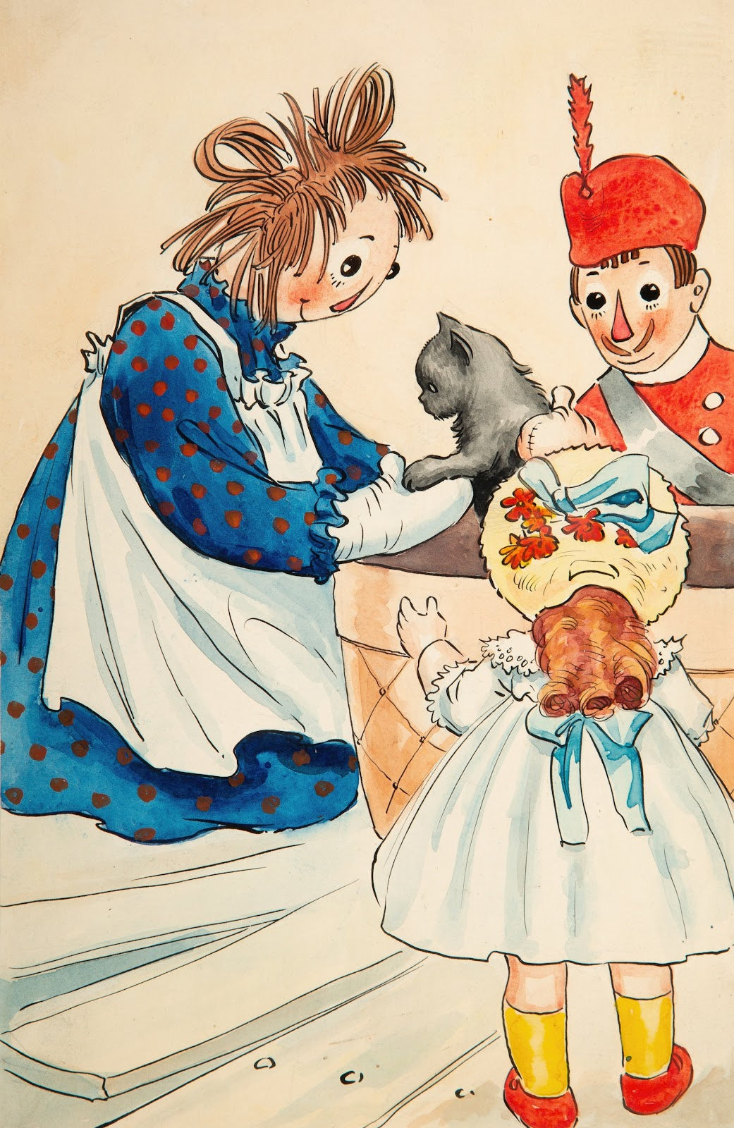 Kittens should have his nice soft basket 1918