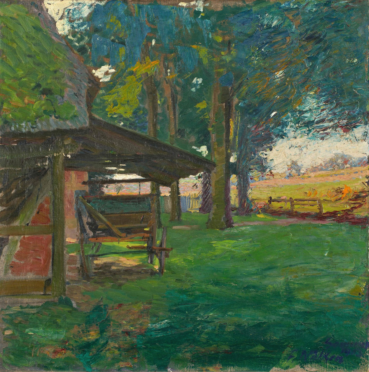 Gehöft bei Eddelsen 1903