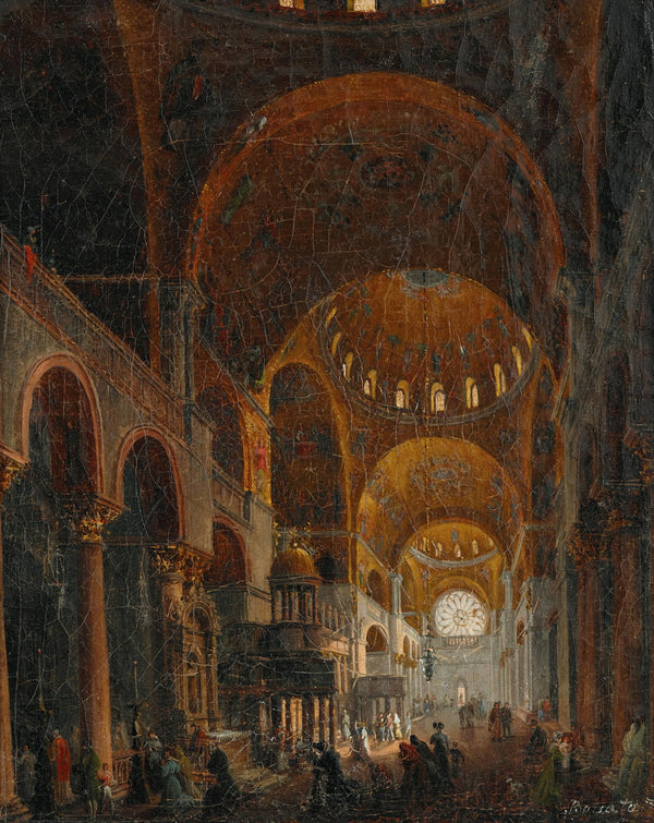 Interior of the Basilica of Saint Mark