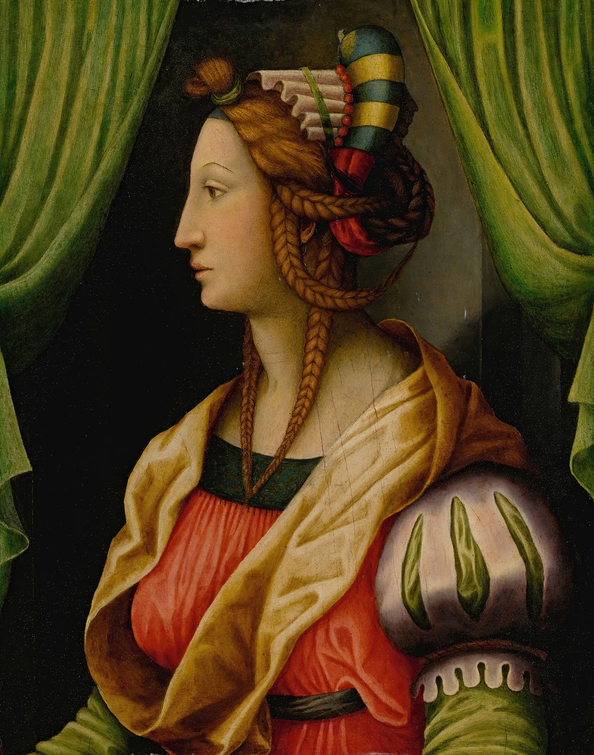 Profile of aWoman a Testa Ideale