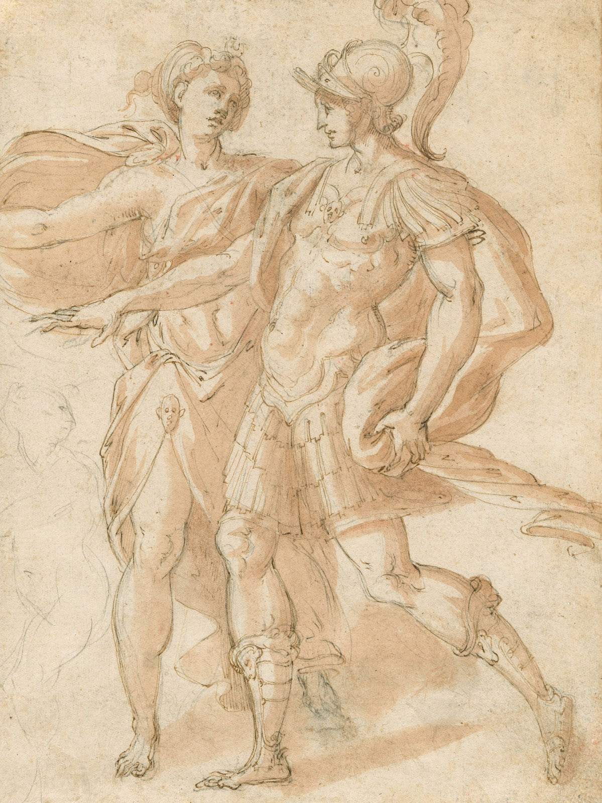Mars and Diana recto
