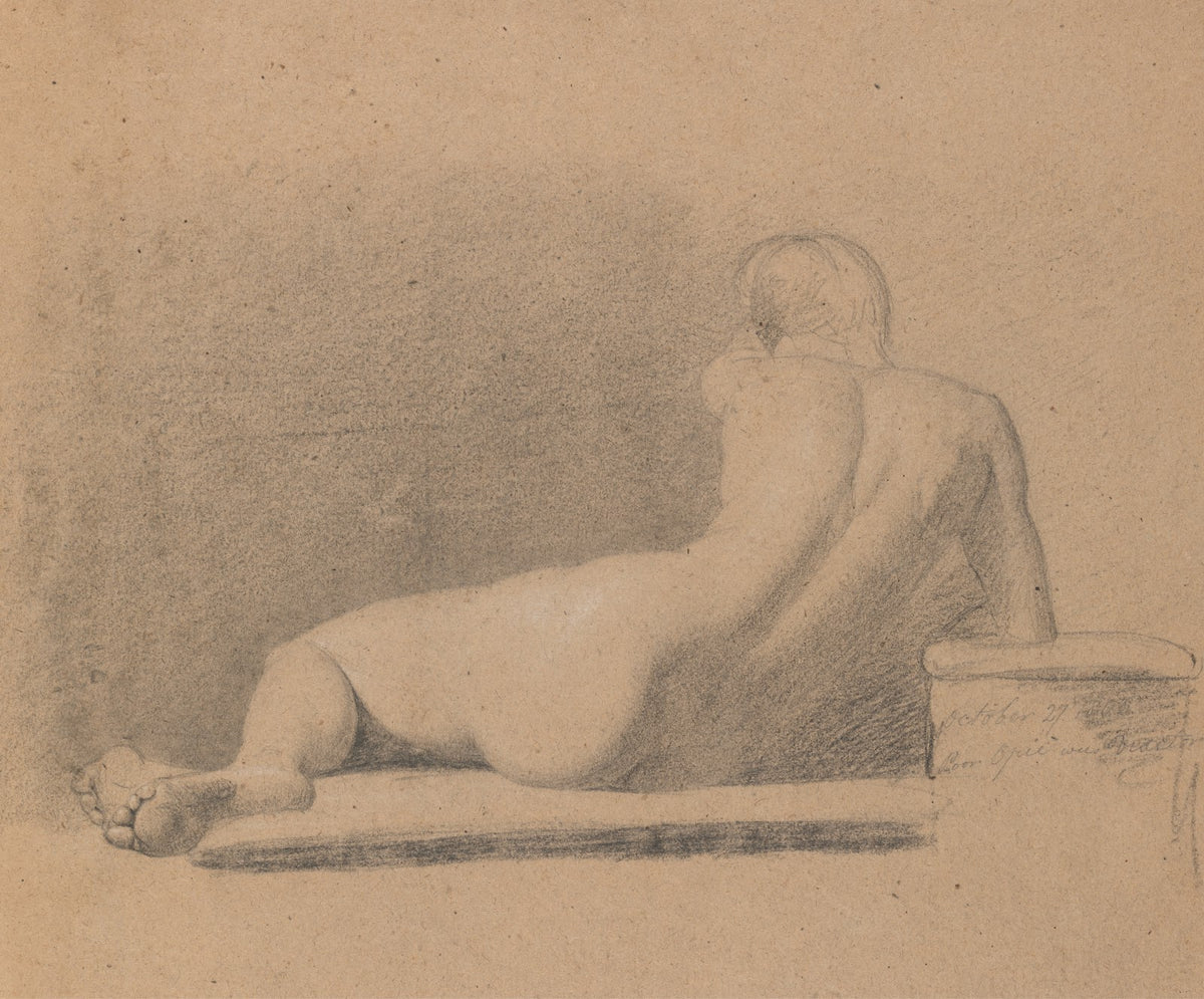 Study of a Reclining Nude Figure 1806