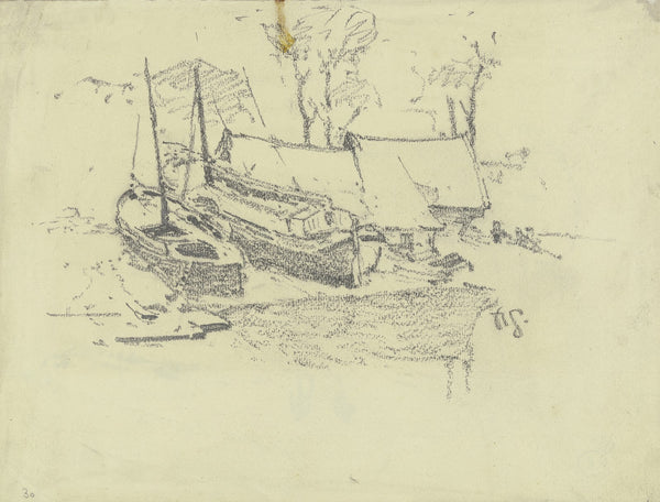 Fishing boats at the beach
