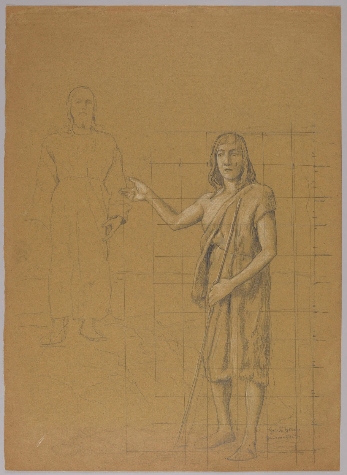 Study for the Painting The Baptism of Jesus 1910 1912
