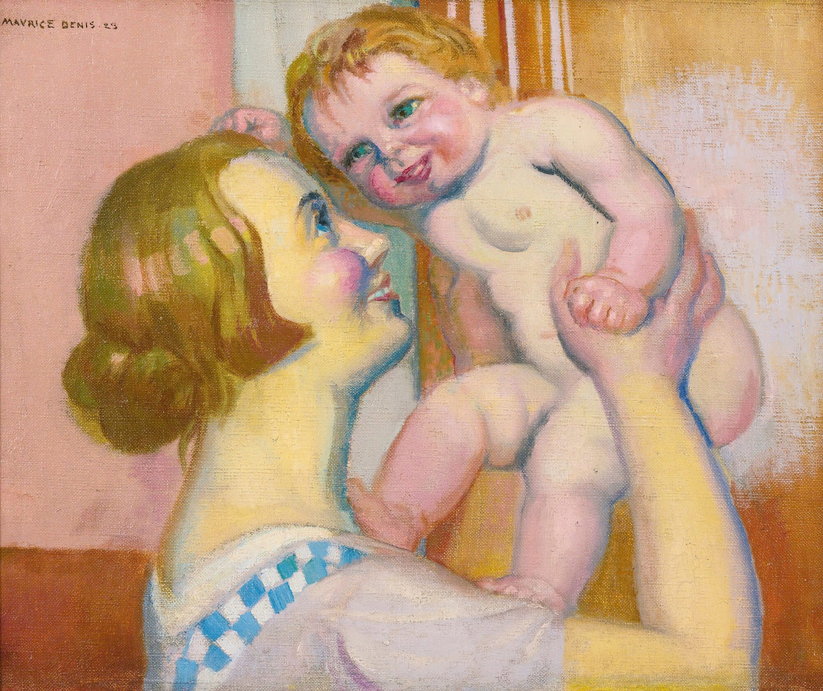 Enfant Nu Ou Annie Et Pauline 1925
