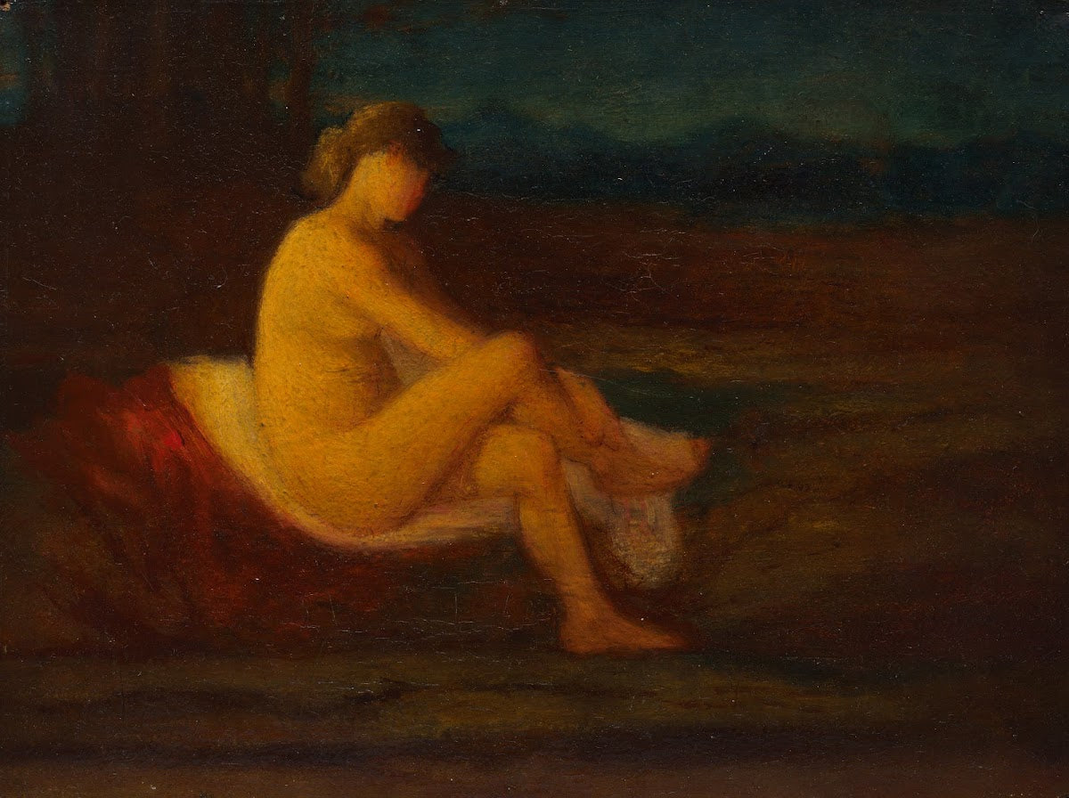 A Bather 1800s