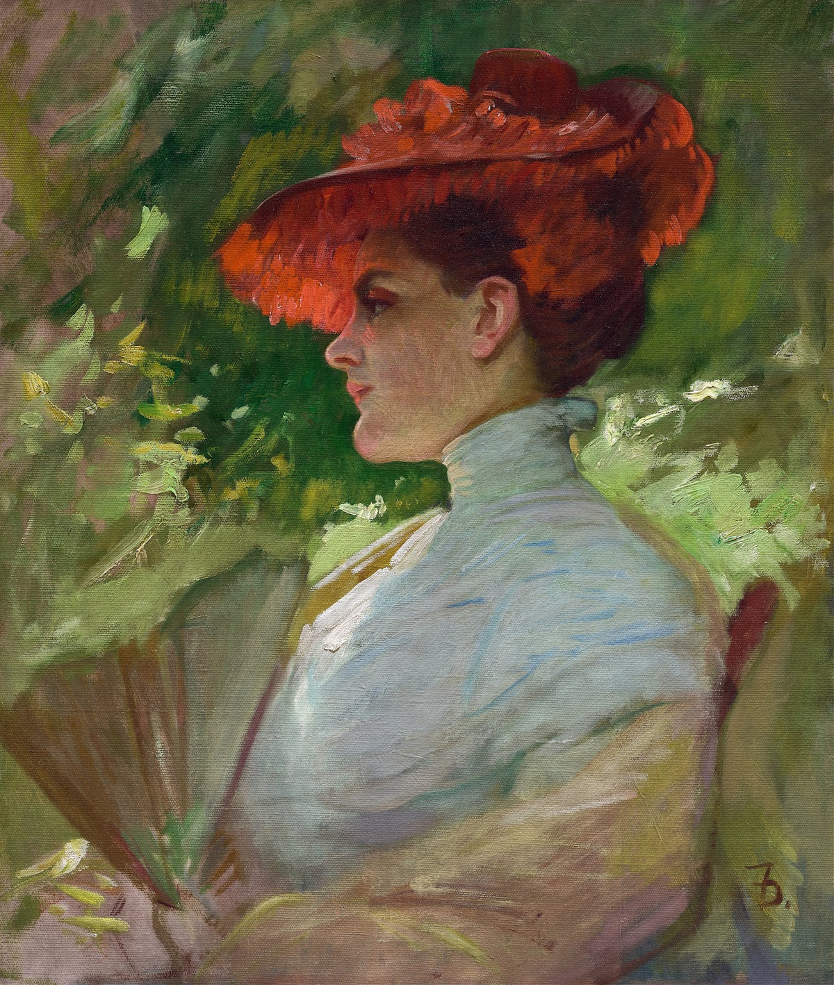 Lady with a Red Hat Portrait of Maggie Wilson c 1904