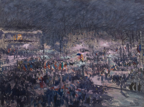 La Marseillaise chantée à la loggia de lOpéra par Me Chenal le 12 novembre 1918