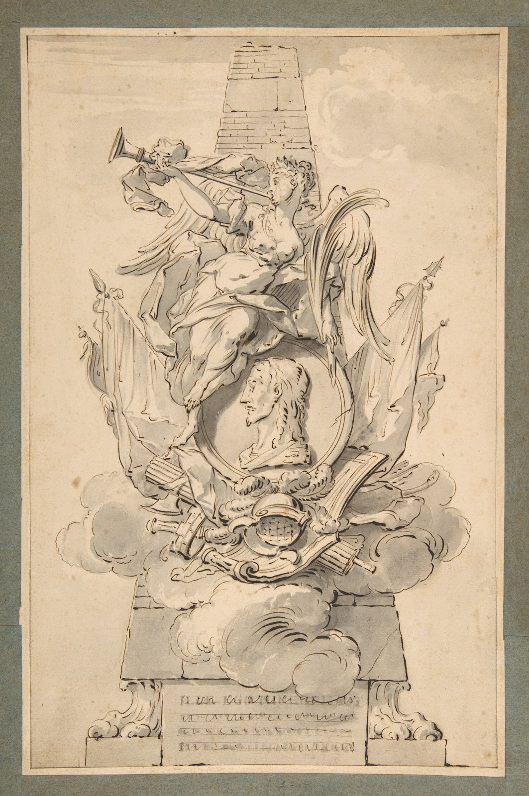 Design for a Monument to a Military Leader ca 16901740