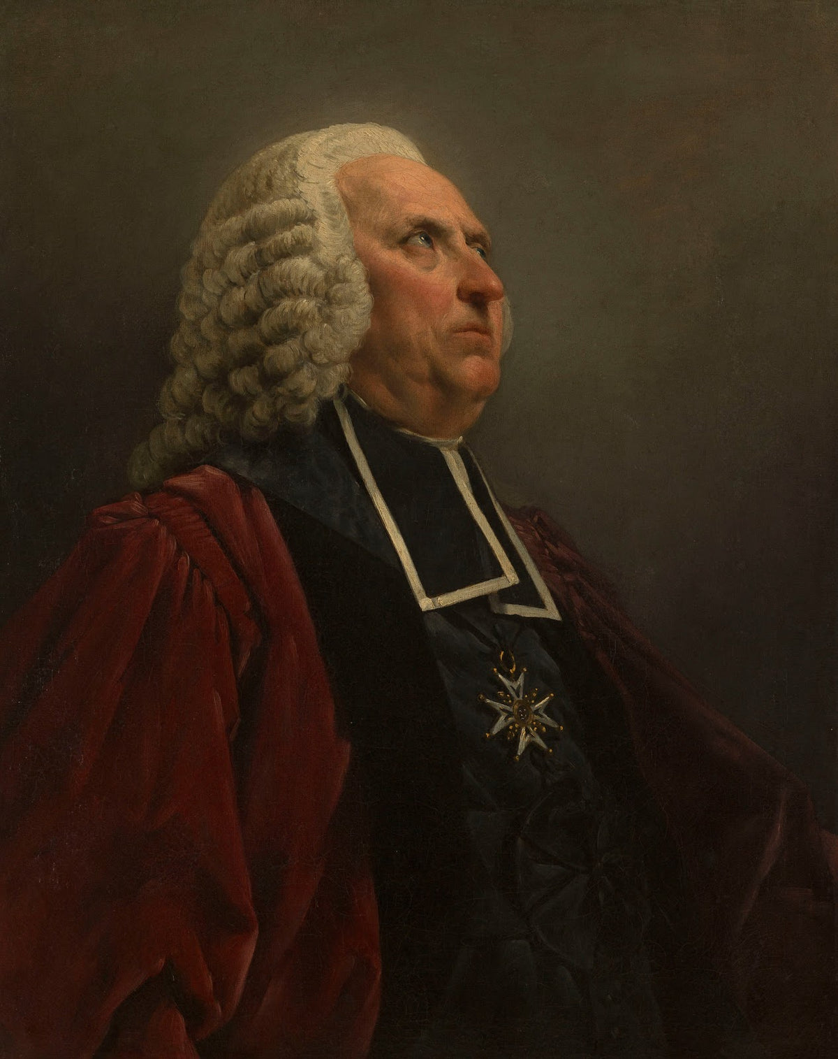 Portrait de Louis Mercier échevin de Paris en 1761 1763