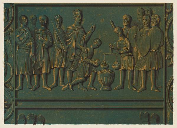 Panel of the Bronze Door in the Gniezno Cathedral 1860 1869