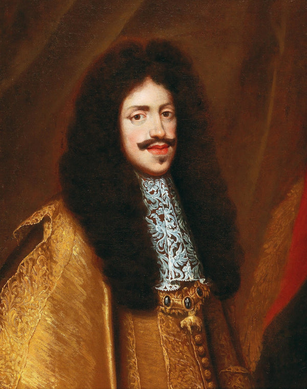 Portrait Of Emperor Leopold I As A Young Man Wearing The Order Of The Golden Fle