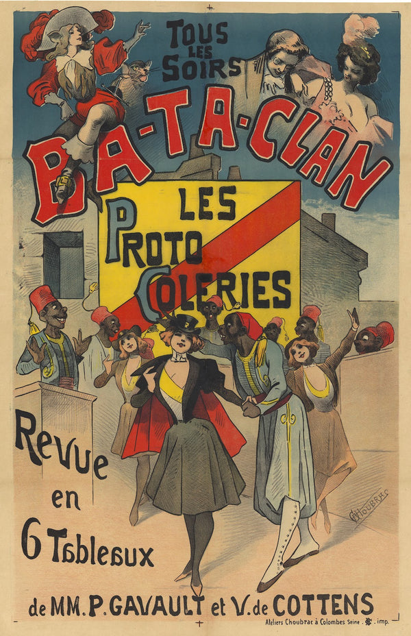 Tous les soirs Ba Ta Clan les Protocoleries revue en 6 tableaux de MM P Gavault