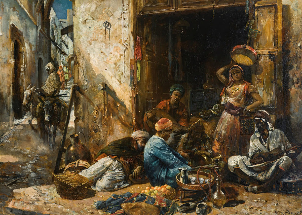 A Busy Market 1887