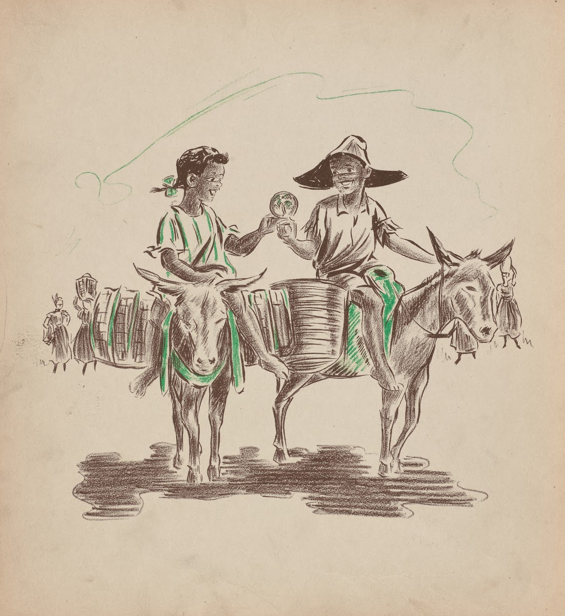 Jeanne Marie Goes to Market pl9 1938