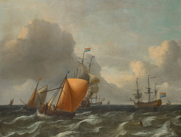 Dutch Men owar on choppy waters