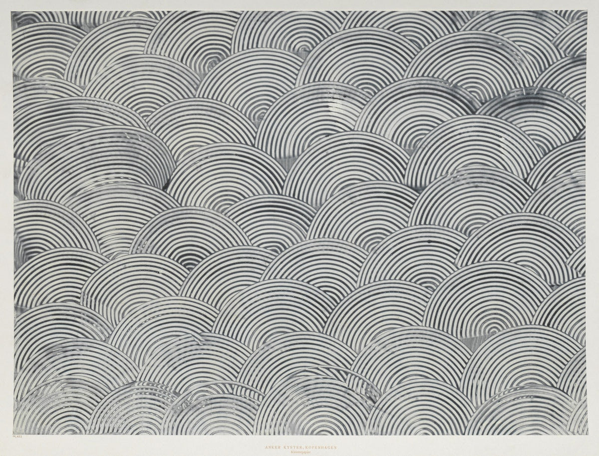 Kleisterpapier mit Verdrängungsdekor 1890 1910