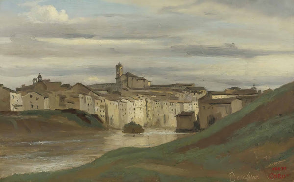 On The Banks Of The Tiber Rome 1826