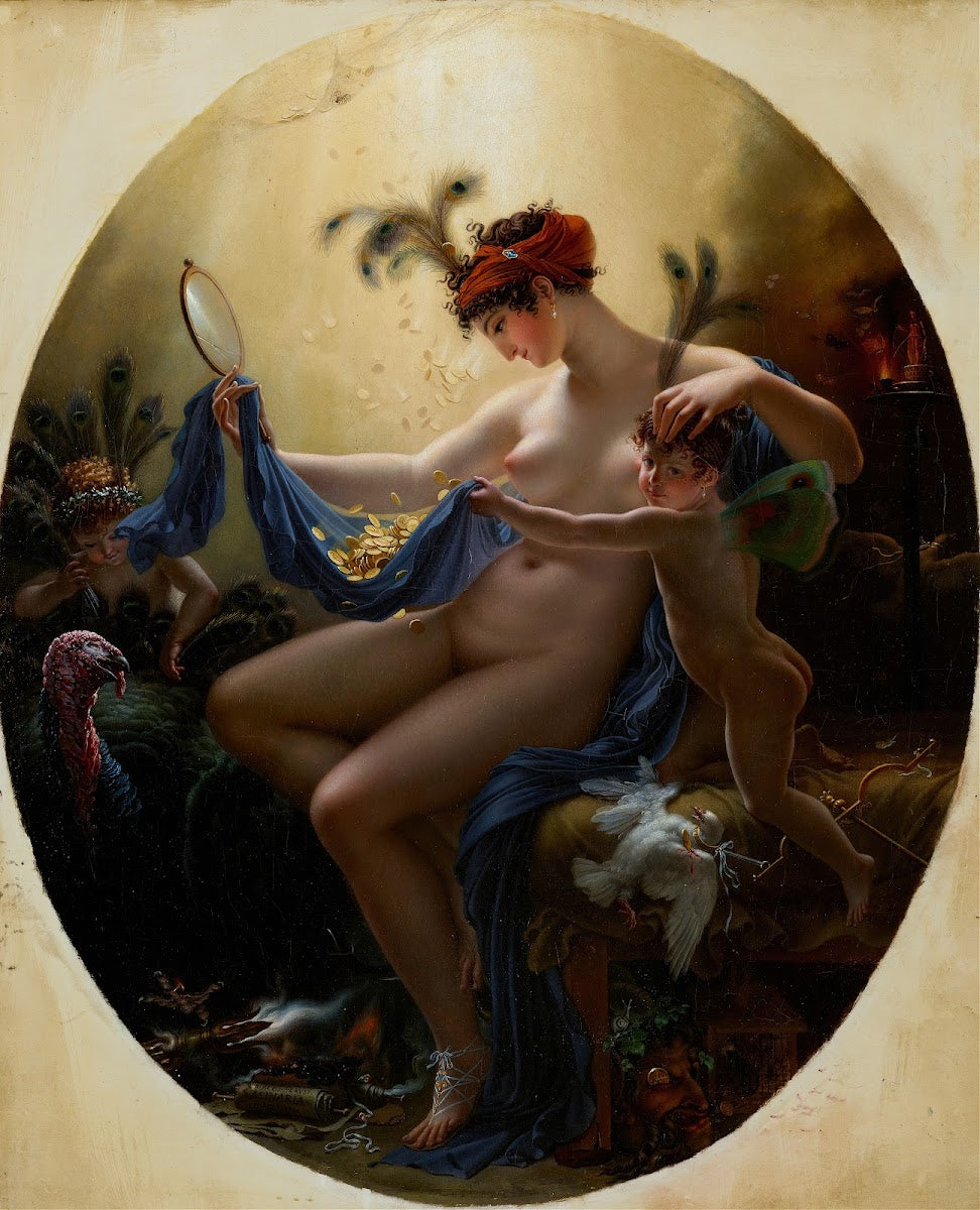 Portrait of Mlle Lange As Danae 1799