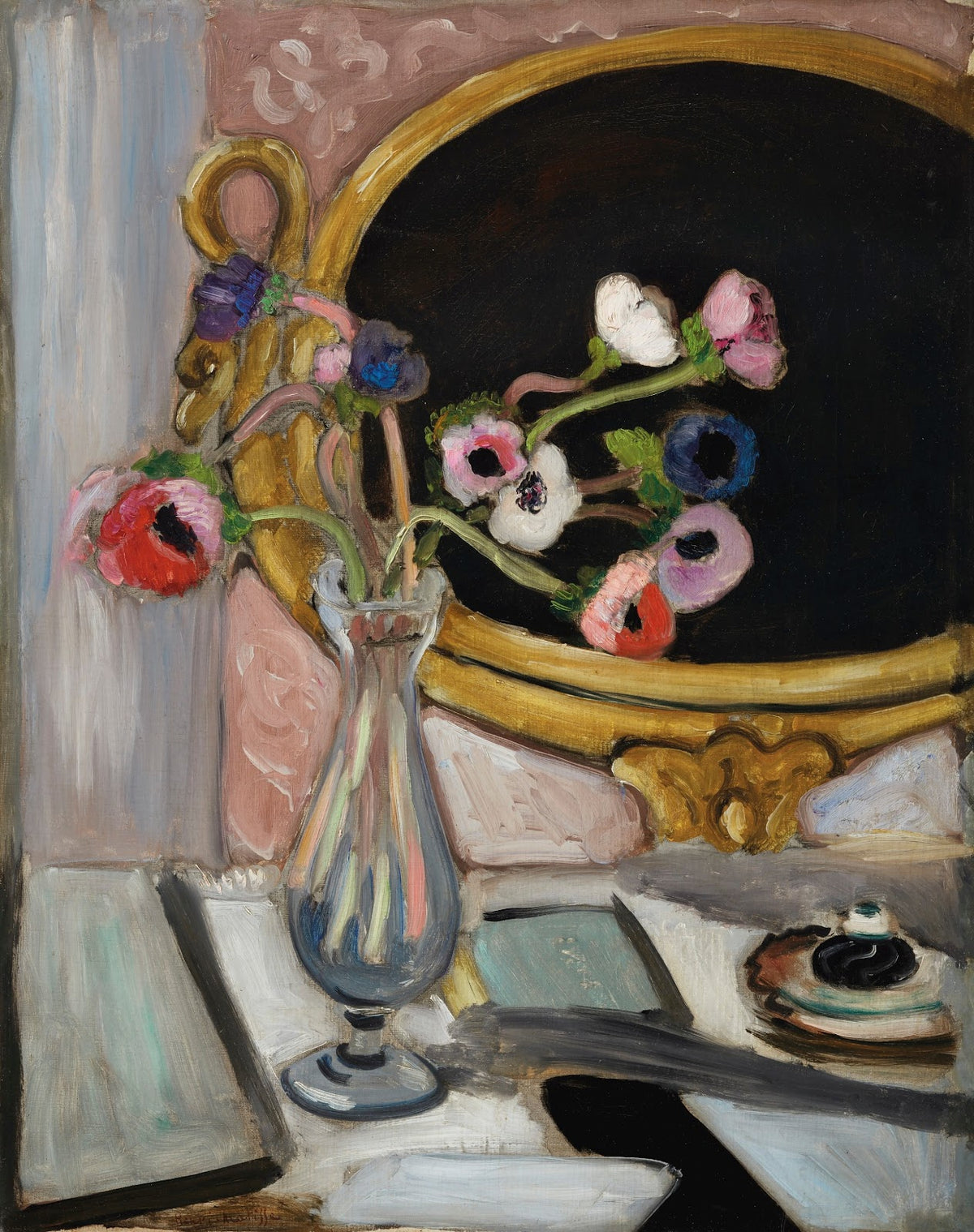 Anémones au miroir noir 1919