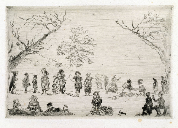 Meeting in a Park 1891