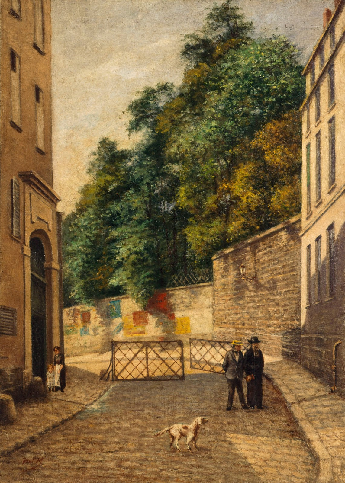 La rue Rataud 1900