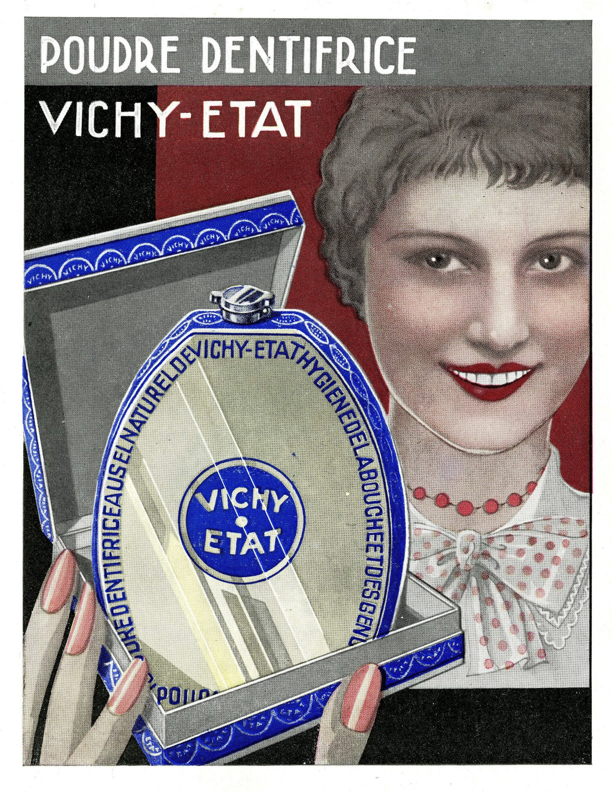 Poudre dentifrice Vichy état 1910 1950