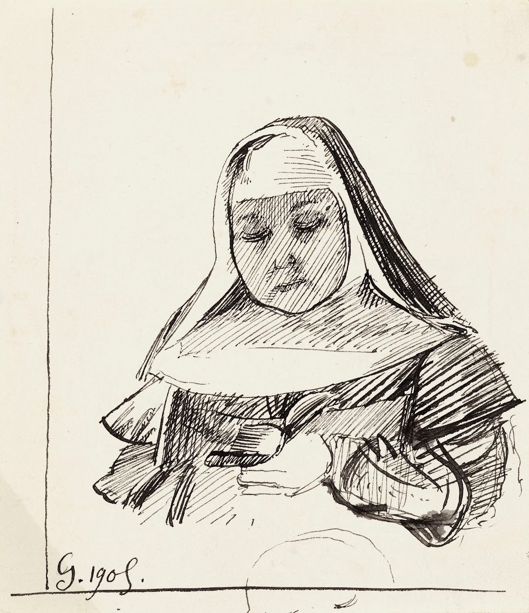 Portrait dune religieuse 1905