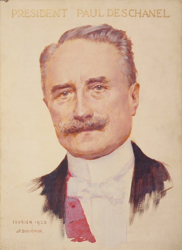 Portrait de Paul Deschanel 1855 1922 président de la République 1920