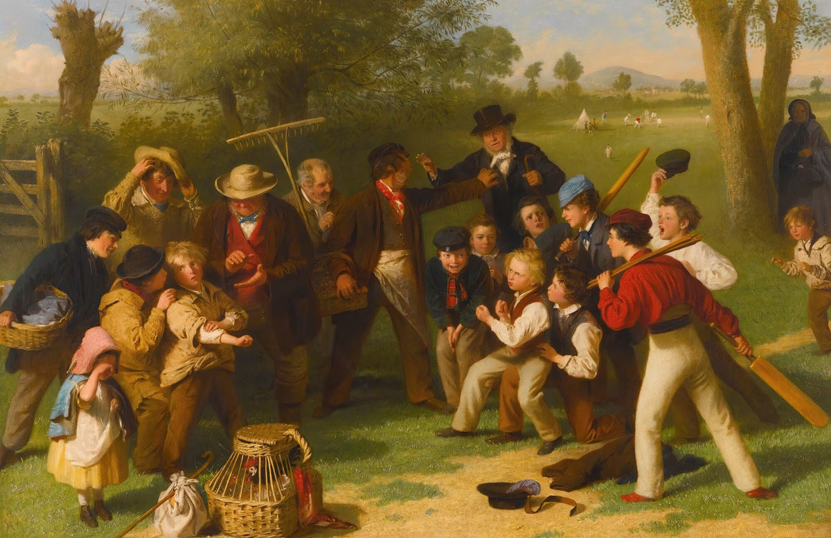 The Fight The Cricket Match 1860s