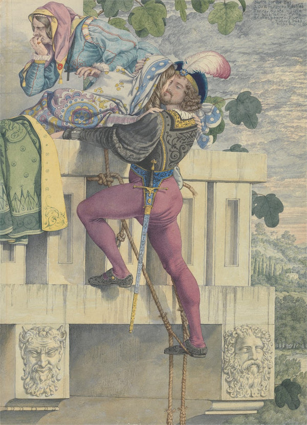 Sketch for the Passions Love 1853