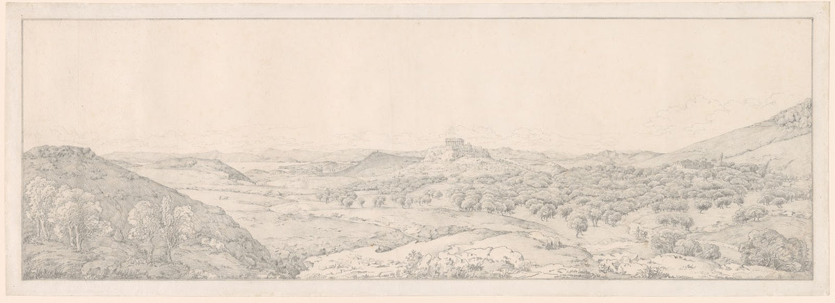 Panorama toward Athens from the Garden of Aphrodite 1818