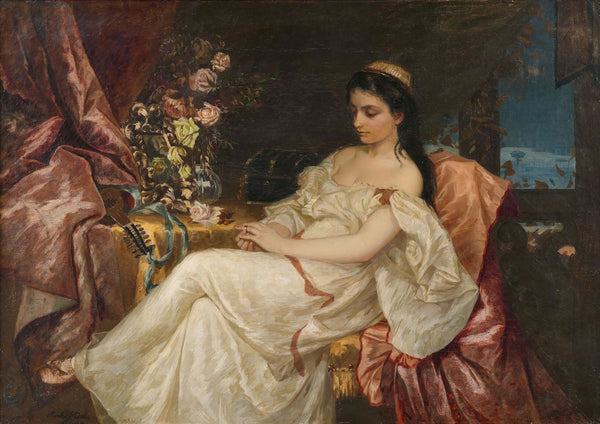 Julia Capulet den Ring an ihrer Hand betrachtend