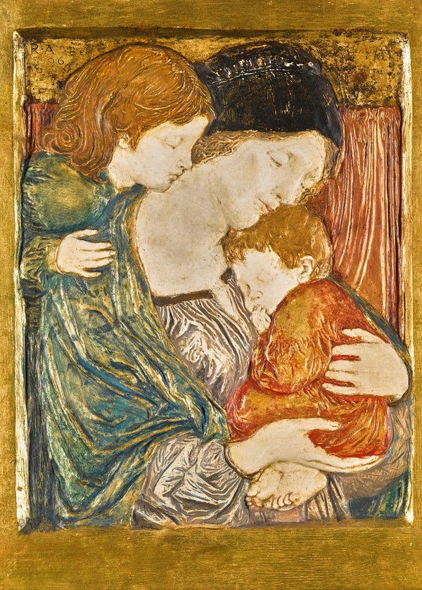 Relief with a mother and children 1906