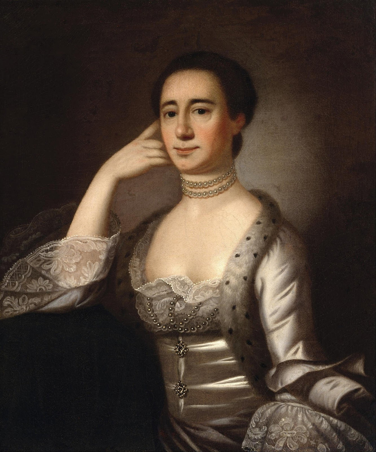 Portrait of Mrs John Champneys 1760 1765
